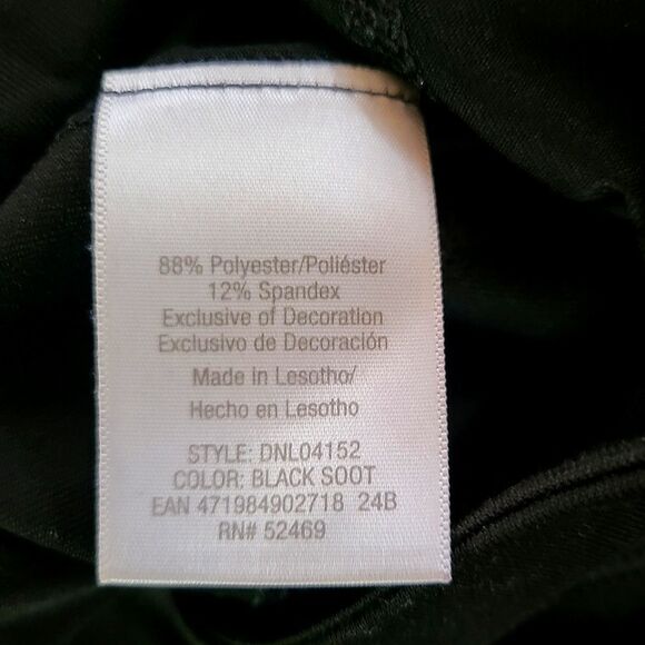 Danskin Black Fitted Basic Leggings - Picture 11 of 15